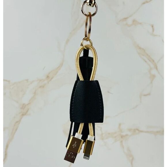 POWER UP IN STYLE - Smartphone Key Chain USB/iPhone Charging Cable w/Tassel. - Picture 8 of 16